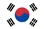 Bendera Korea Selatan yang menghubungkan ke situs web yang menjelaskan perintah-perintah Tuhan dalam bahasa Korea.
